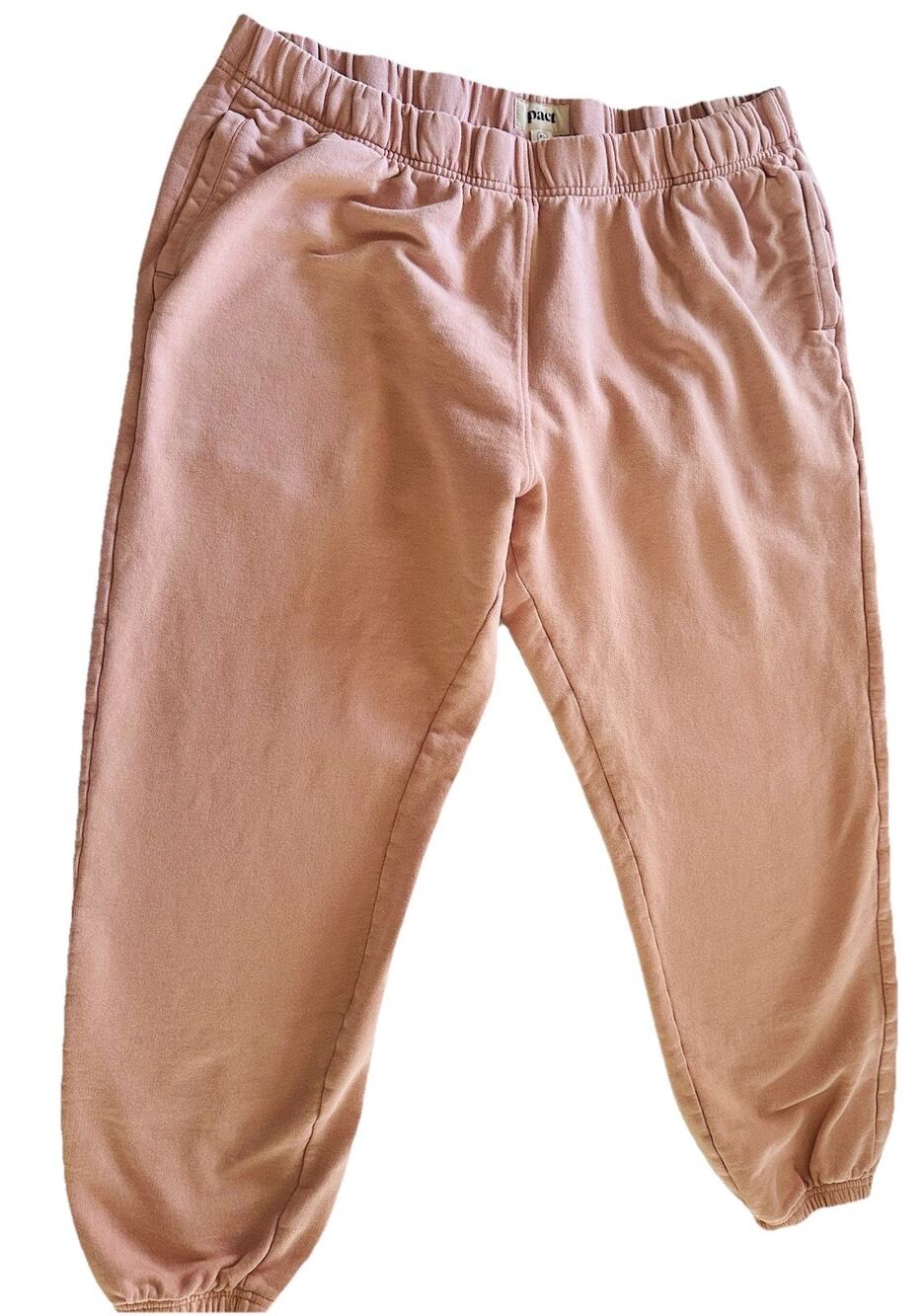 Impact Womens Jogger Pants Size XL Pink Fleece Elastic Waist Pull On Athleisure